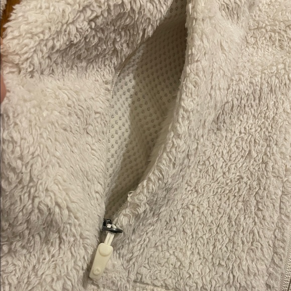 Marmot Cream Fleece Zip Up Sweatshirt Size S - Picture 5 of 14